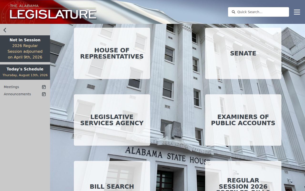 Alabama law source for St. Clair County court docket rules