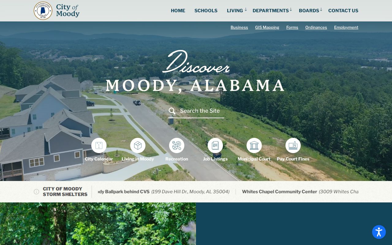 Moody city source for municipal court records
