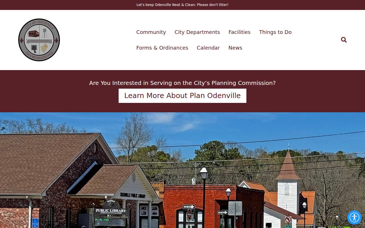 Odenville city source for municipal court docket records